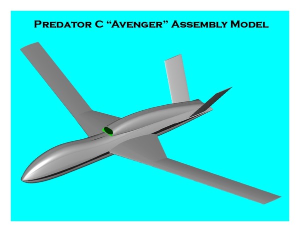 3d model predator c avenger - Predator C Avenger -3dm.zip, 3ds.zip, dwg.zip by RodgerSaintJohn
